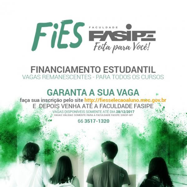 Fies abre inscrições para vagas remanescentes