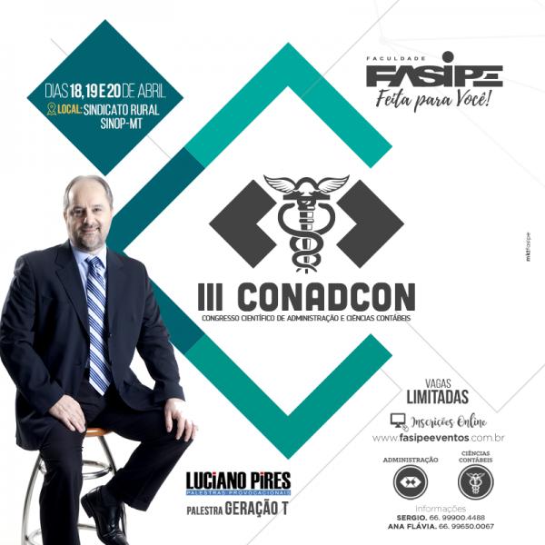 Luciano Pires fará palestra de abertura no III CONADCON