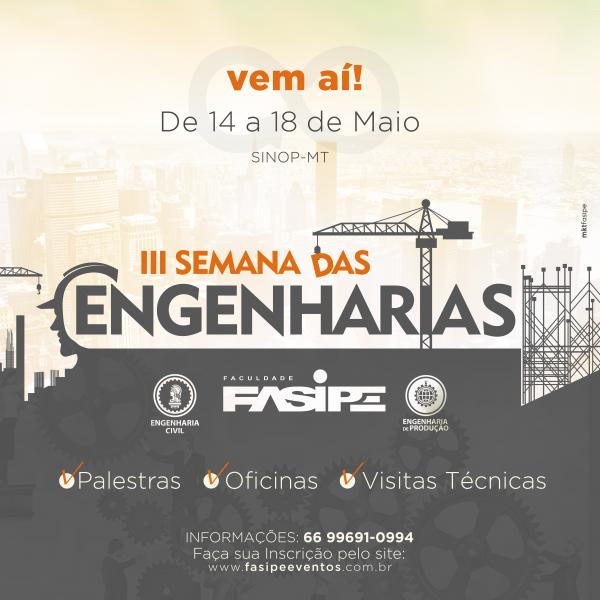 III Semana das Engenharias da Faculdade Fasipe
