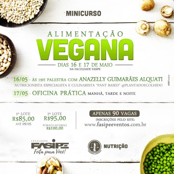 Curso de Nutrição realiza minicurso de Alimentação Vegana