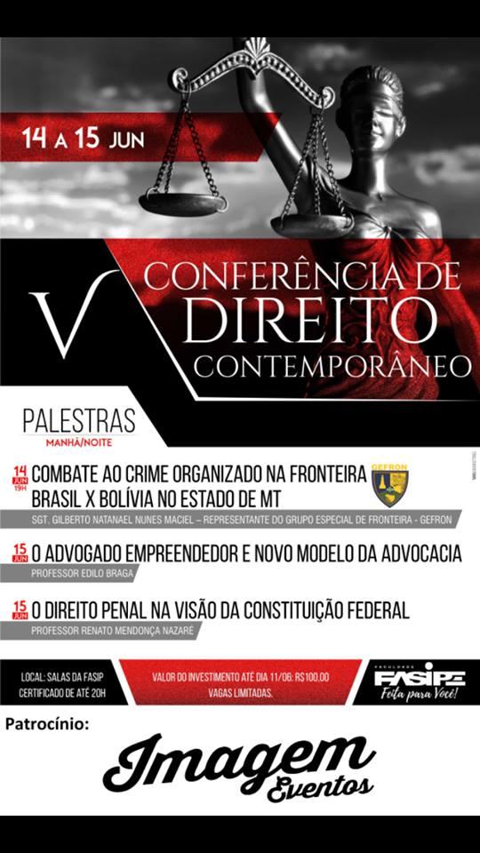 Curso de Direito da Fasipe realiza conferência