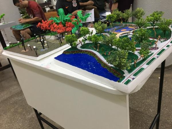 Exposição de Maquete dos acadêmcos de Arquitetura e Urbanismo