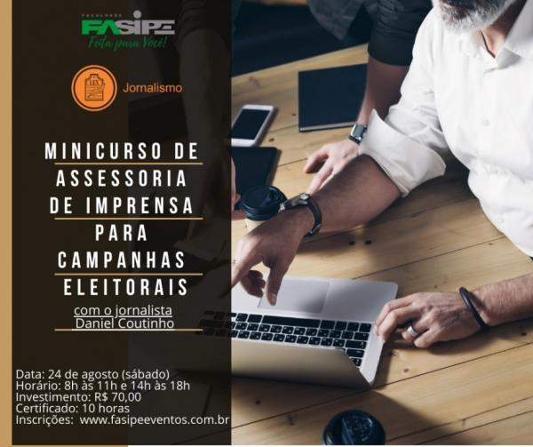 Jornalismo traz minicurso Assessoria de Imprensa para Campanhas Eleitorais