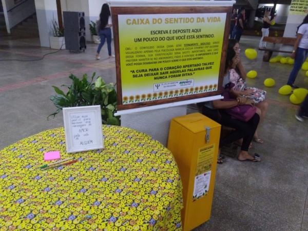 Curso de Psicologia promove ações em alusão ao Setembro Amarelo 