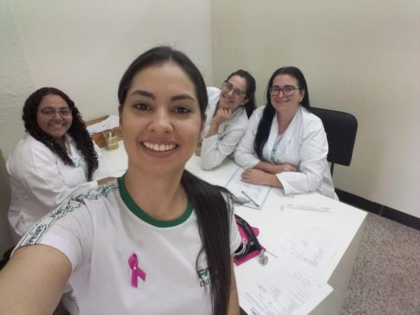 Enfermagem realiza exame clínico de mamas no Nortão em Ação