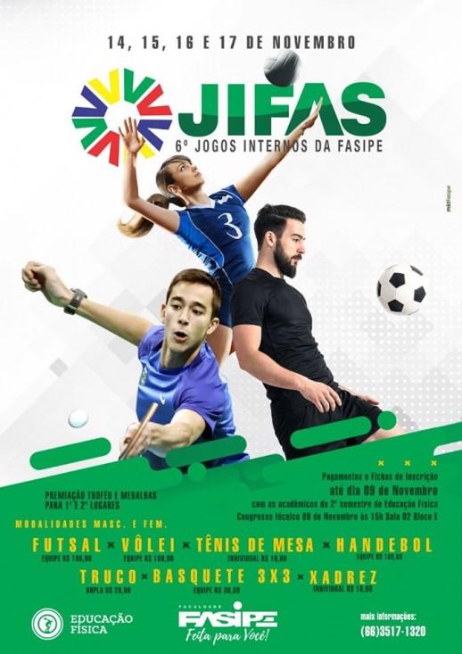 Inscrições para a sexta edição do JIFAS já estão abertas 