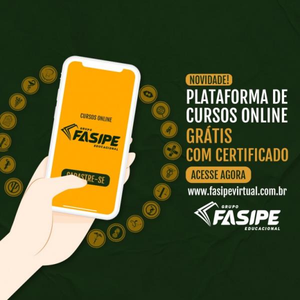  GRUPO FASIPE EDUCACIONAL DISPONIBILIZARÁ CURSOS GRATUITOS PARA A COMUNIDADE