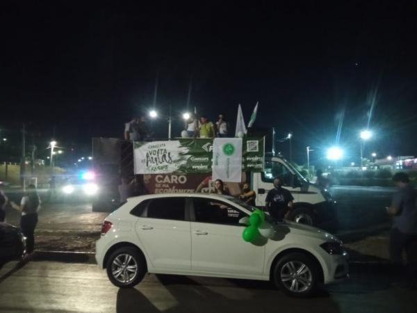 Carreata em Primavera do Leste marca retorno às aulas do Grupo FASIPE