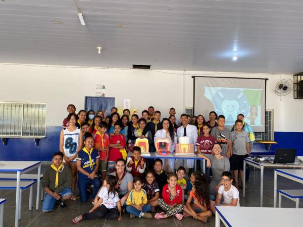 FASIPE Primavera do Leste realizou o Projeto Desbravando a Higiene Oral 