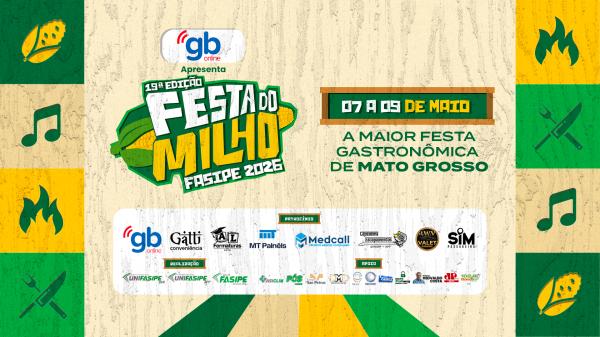 19ª Edição da Festa do Milho em Sinop | 07, 08 e 09 de maio de 2026