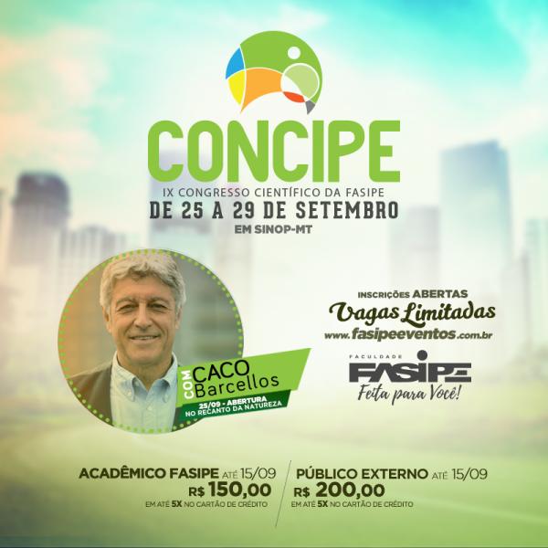 CONCIPE acontecerá entre os dias 25 e 29 de setembro