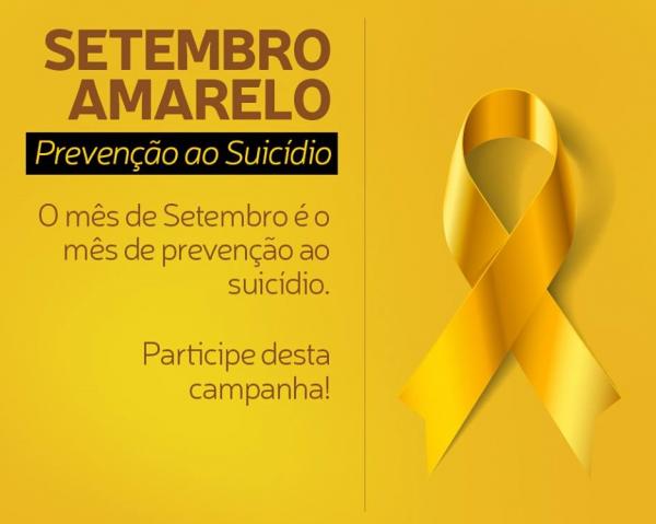 Setembro Amarelo mês de prevenção ao suicídio